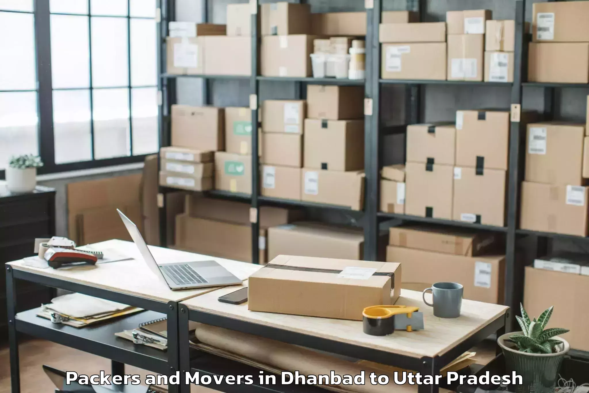 Reliable Dhanbad to Kerakat Packers And Movers